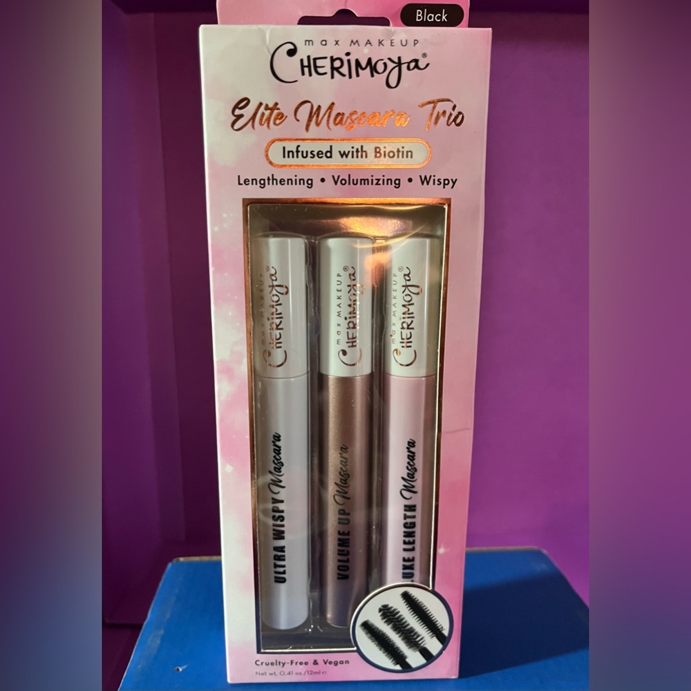 Elite Mascara Trio - Black -Lengthening • Volumizing • Wispy